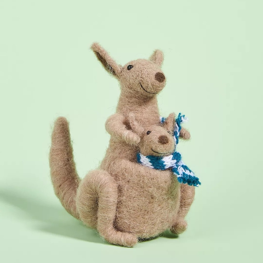 New! Kangaroo and Joey Ornament